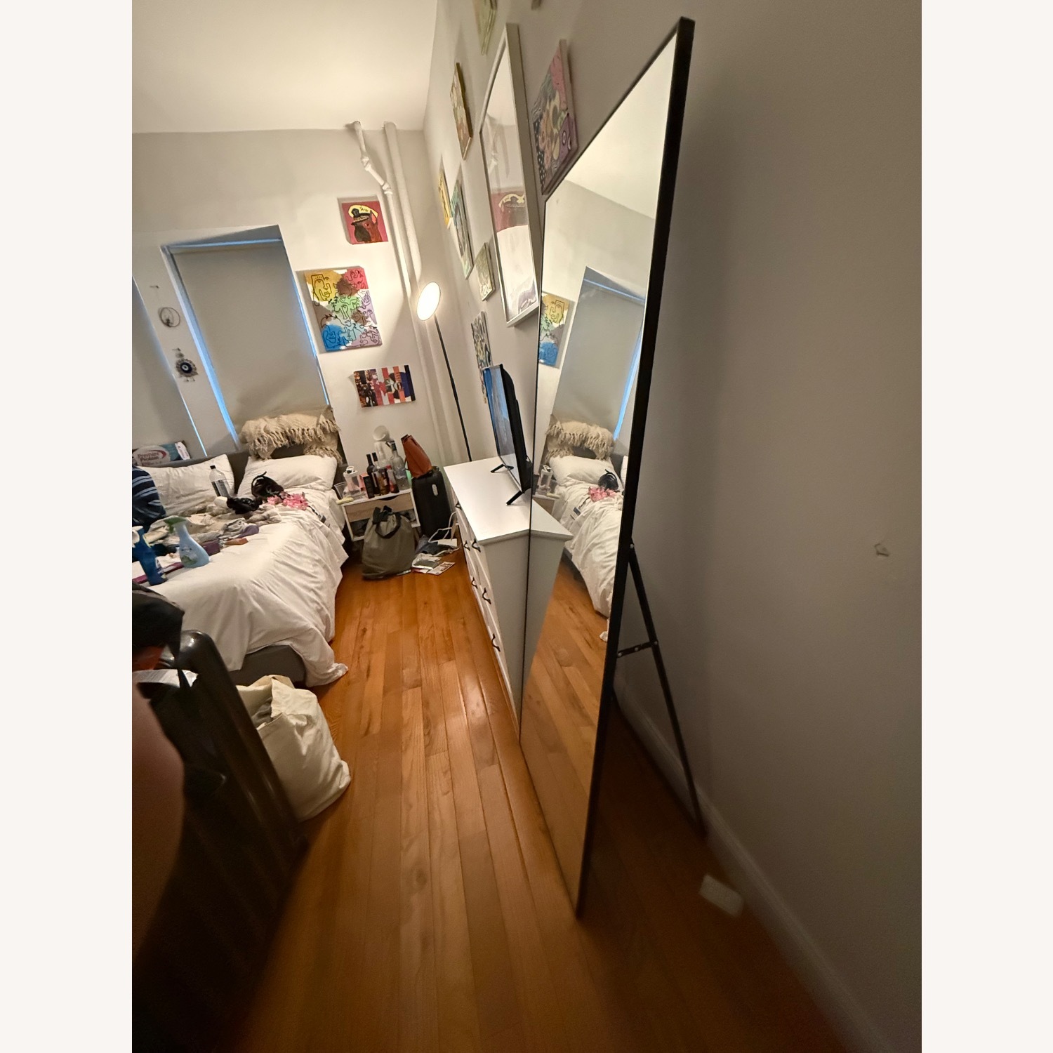 Amazon Large Black Floor Mirror - image-8