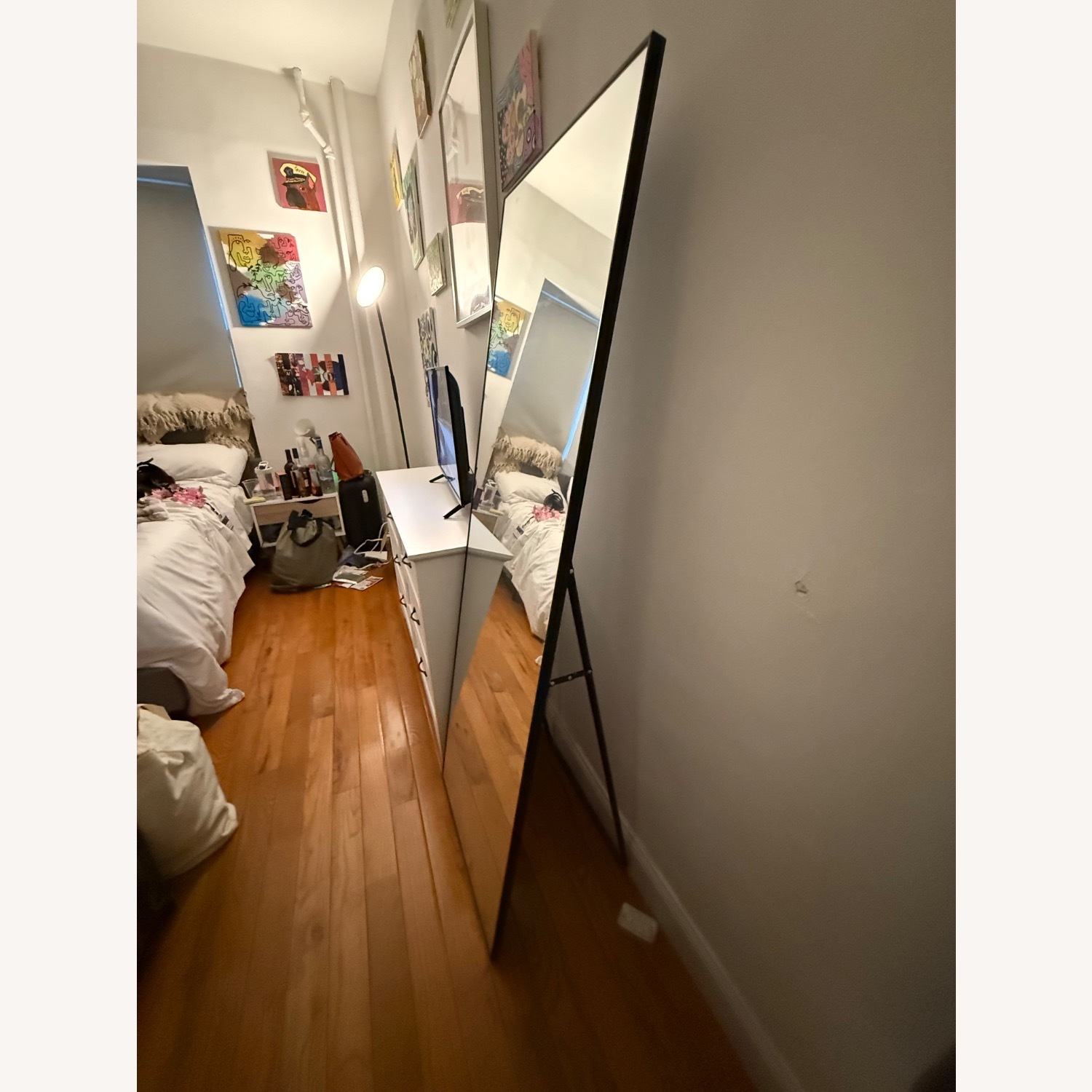 Amazon Large Black Floor Mirror - image-4