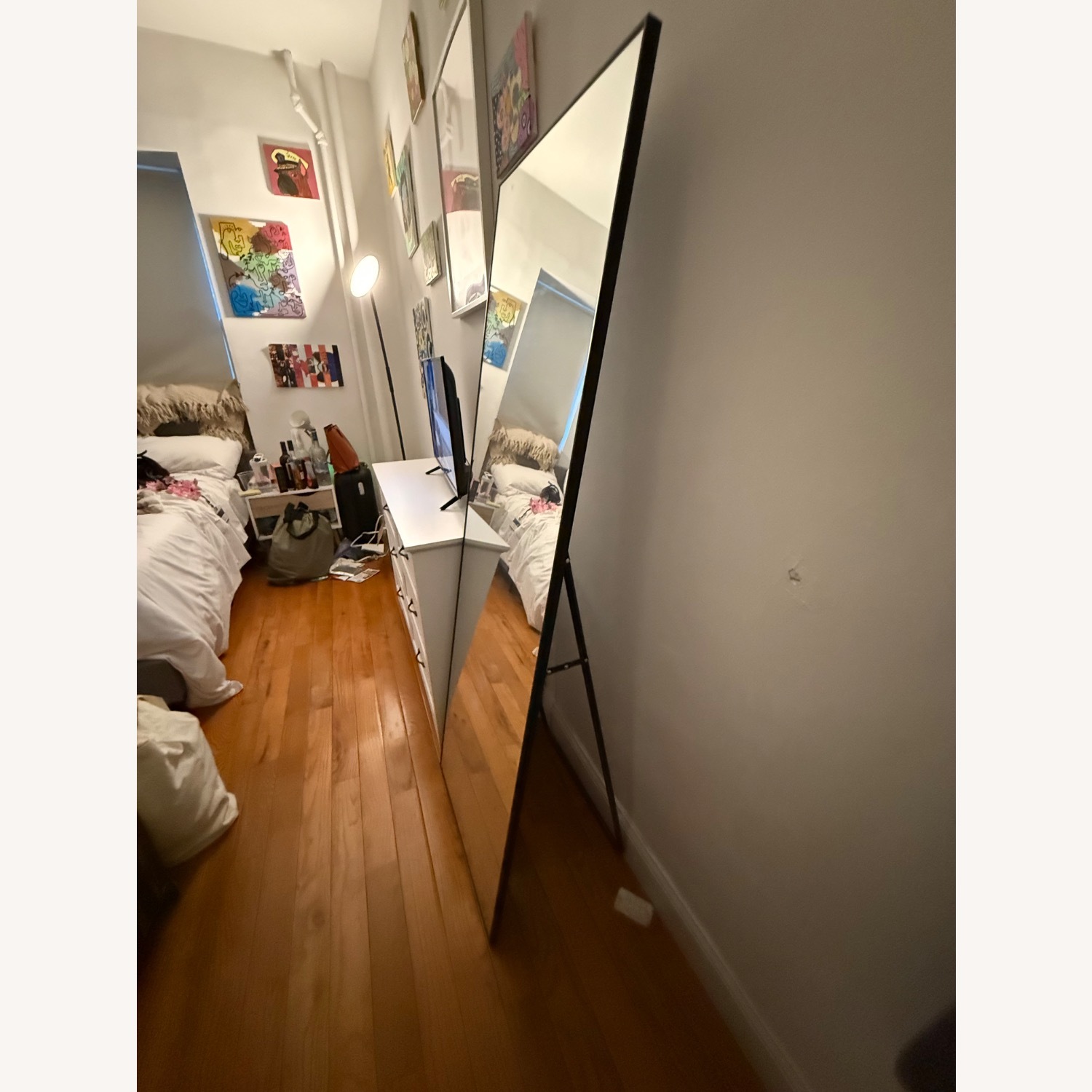 Amazon Large Black Floor Mirror - image-5