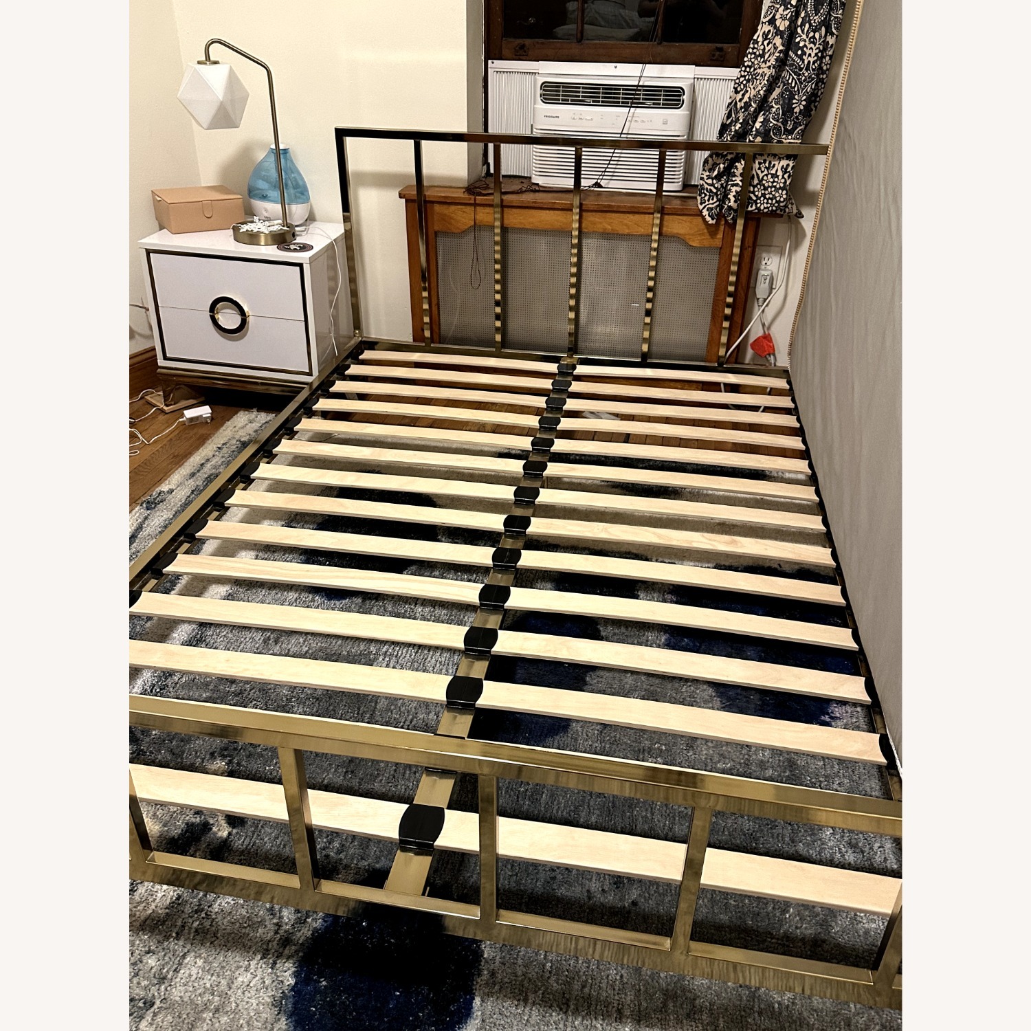 CB2 Alchemy Full Bed Frame in Brass/Gold - image-2