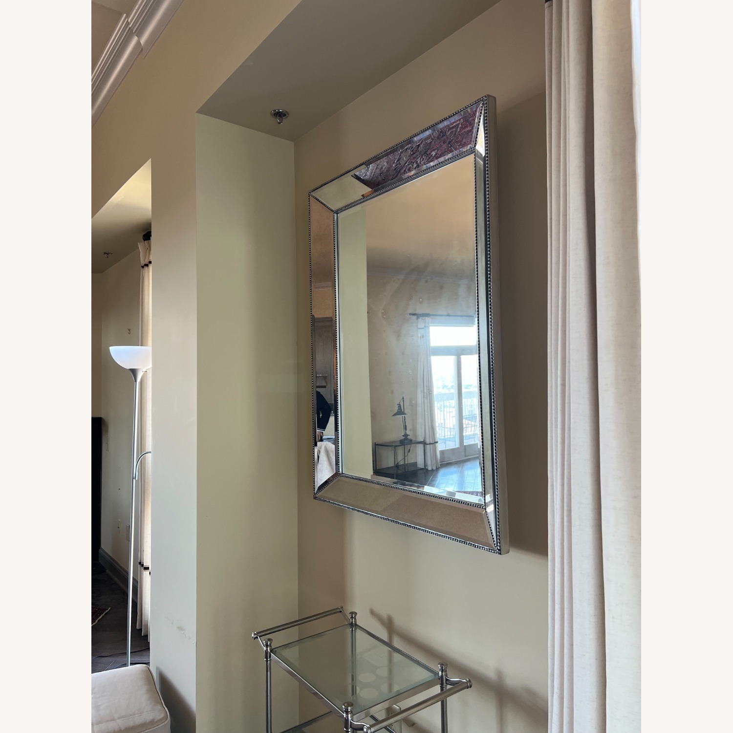 Restoration Hardware Venetian Beaded Wall Mirror - image-2