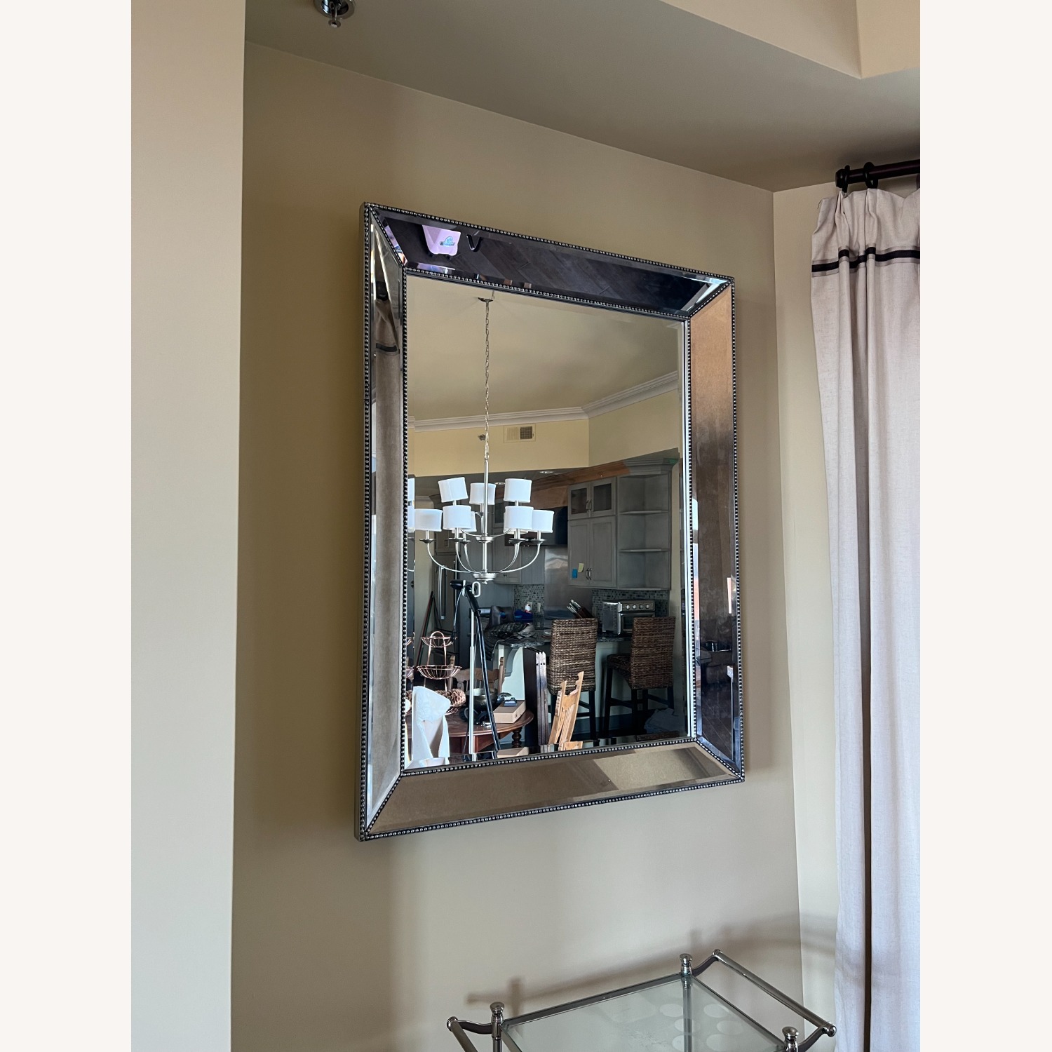 Restoration Hardware Venetian Beaded Wall Mirror - image-1