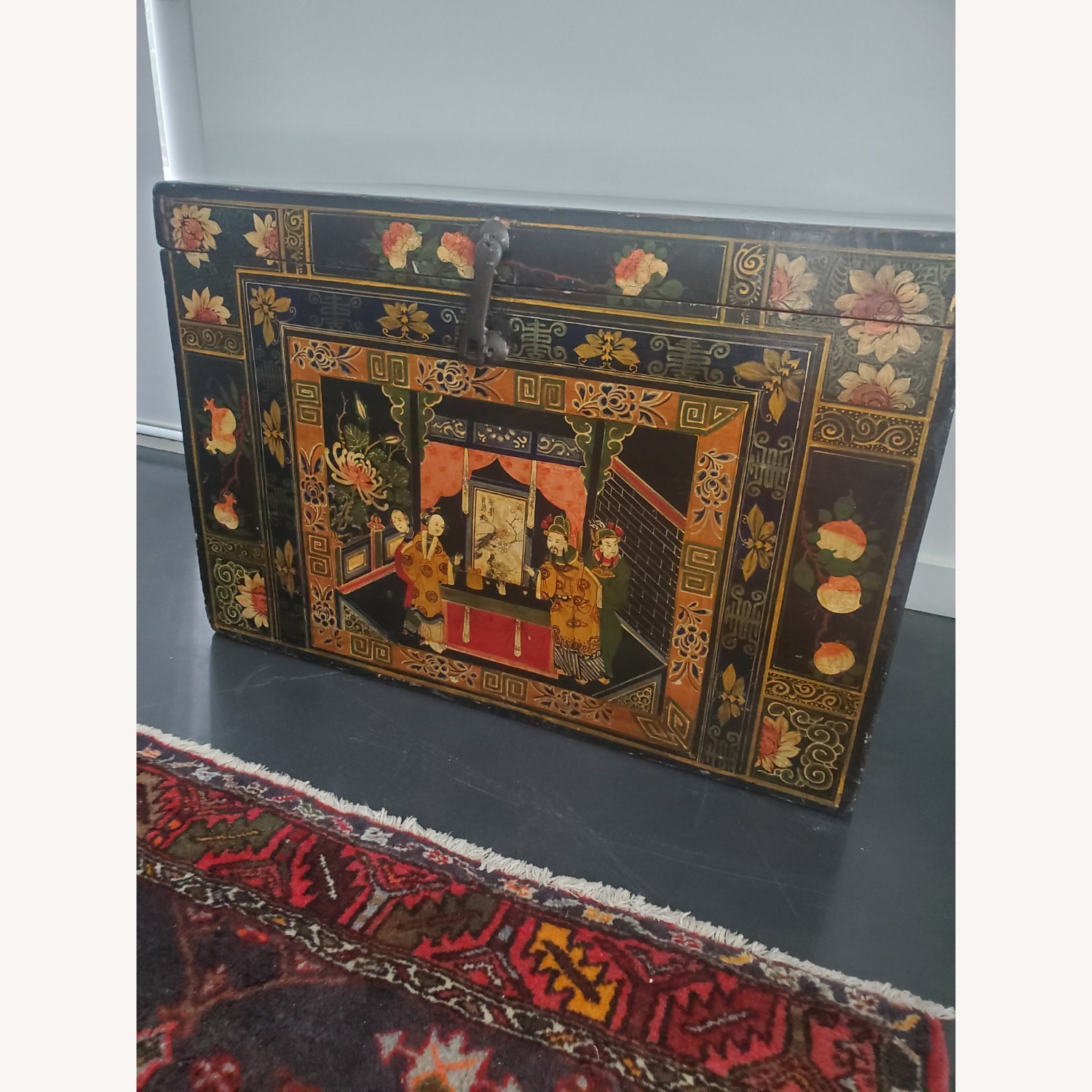 Antique Asian Trunk - image-3