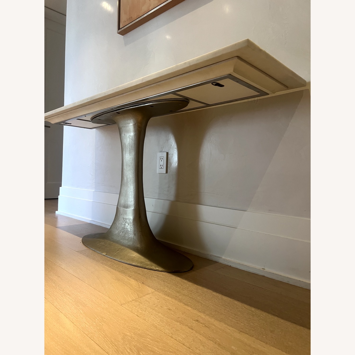 CB2 Marble Console Table - image-4