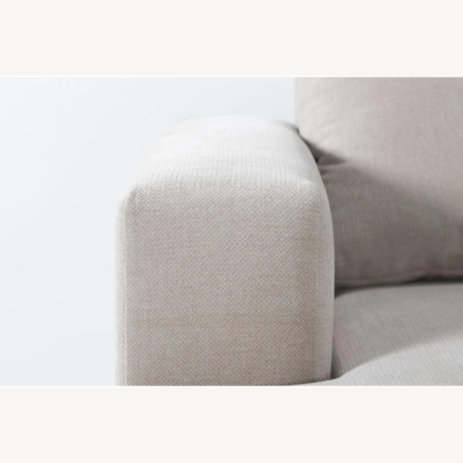 Living Spaces Bonaterra Reversible Sofa Chaise W Storage Ottoman - image-3