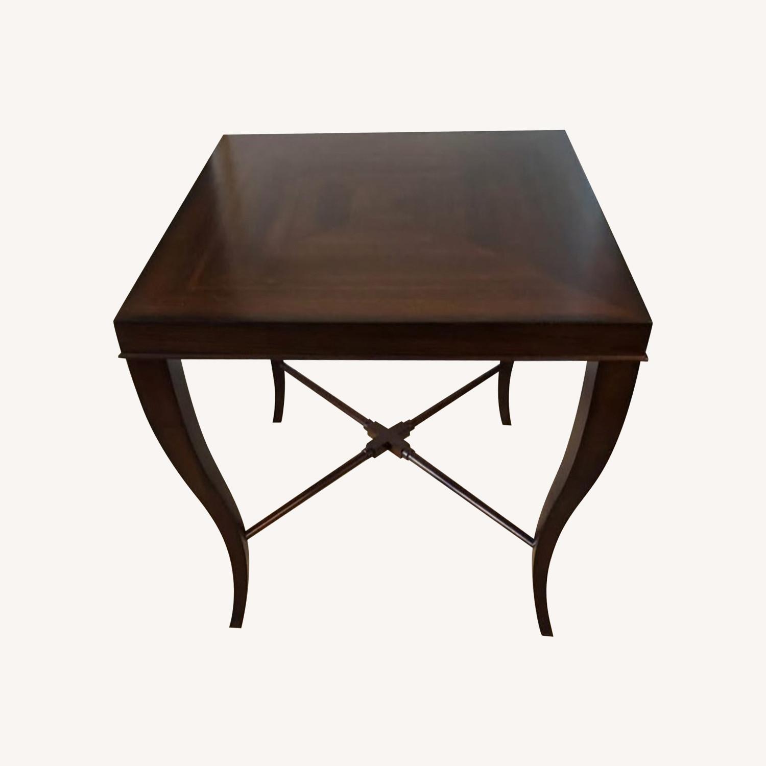 Ethan Allen Gracie End Table Dark Sable - image-0
