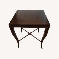 Ethan Allen Gracie End Table Dark Sable