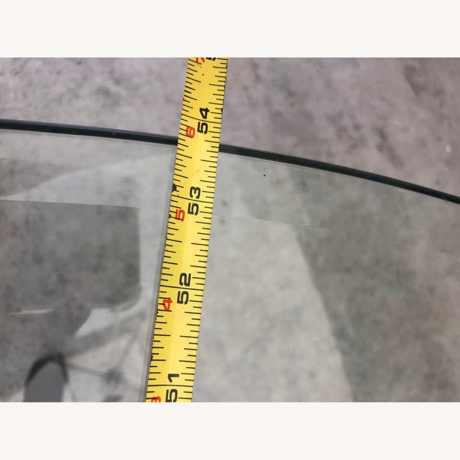 Modern Dining Glass and Metal Table - image-4