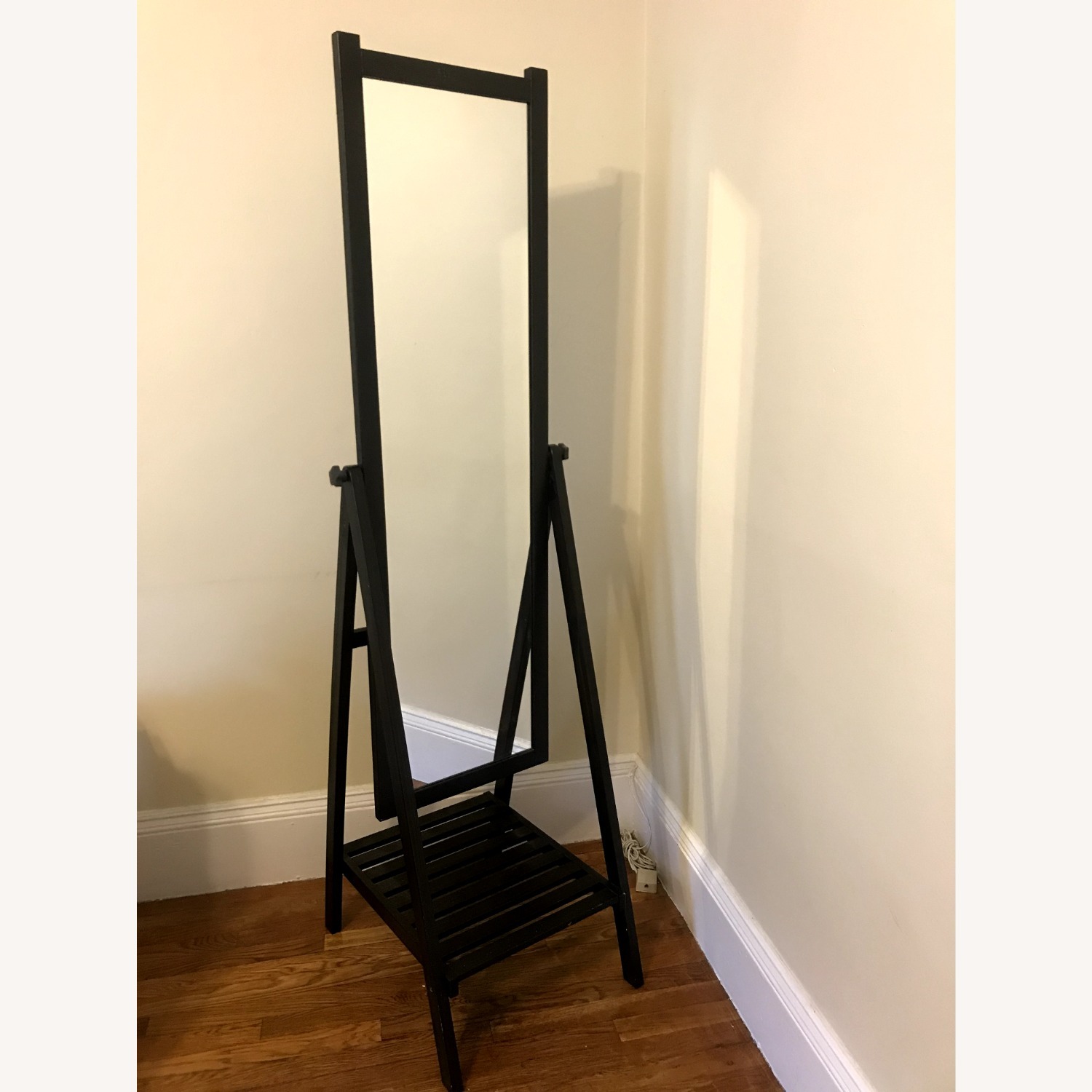 IKEA Floor Mirror With Shelf - image-1