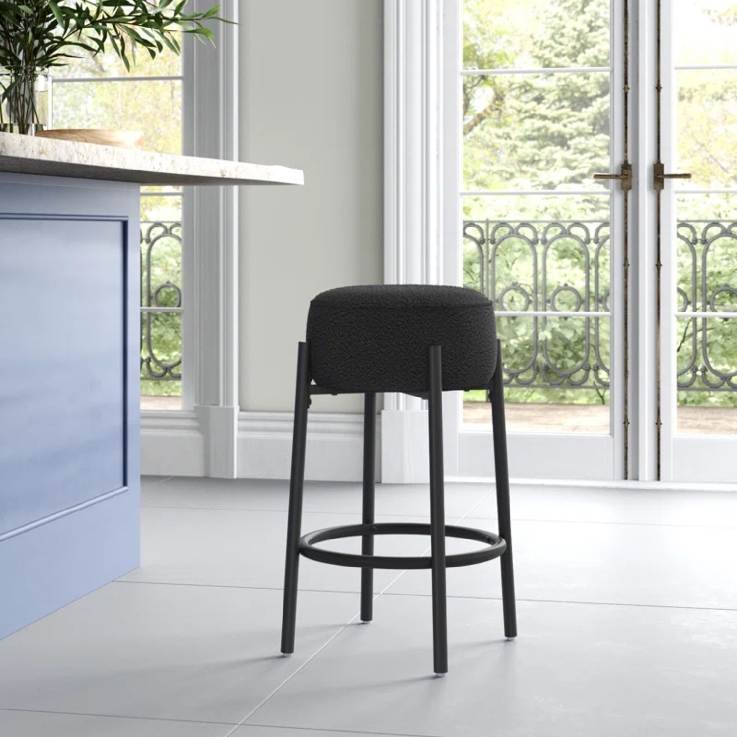 Joss & Main Colombe Boucle Bar Stools - image-3