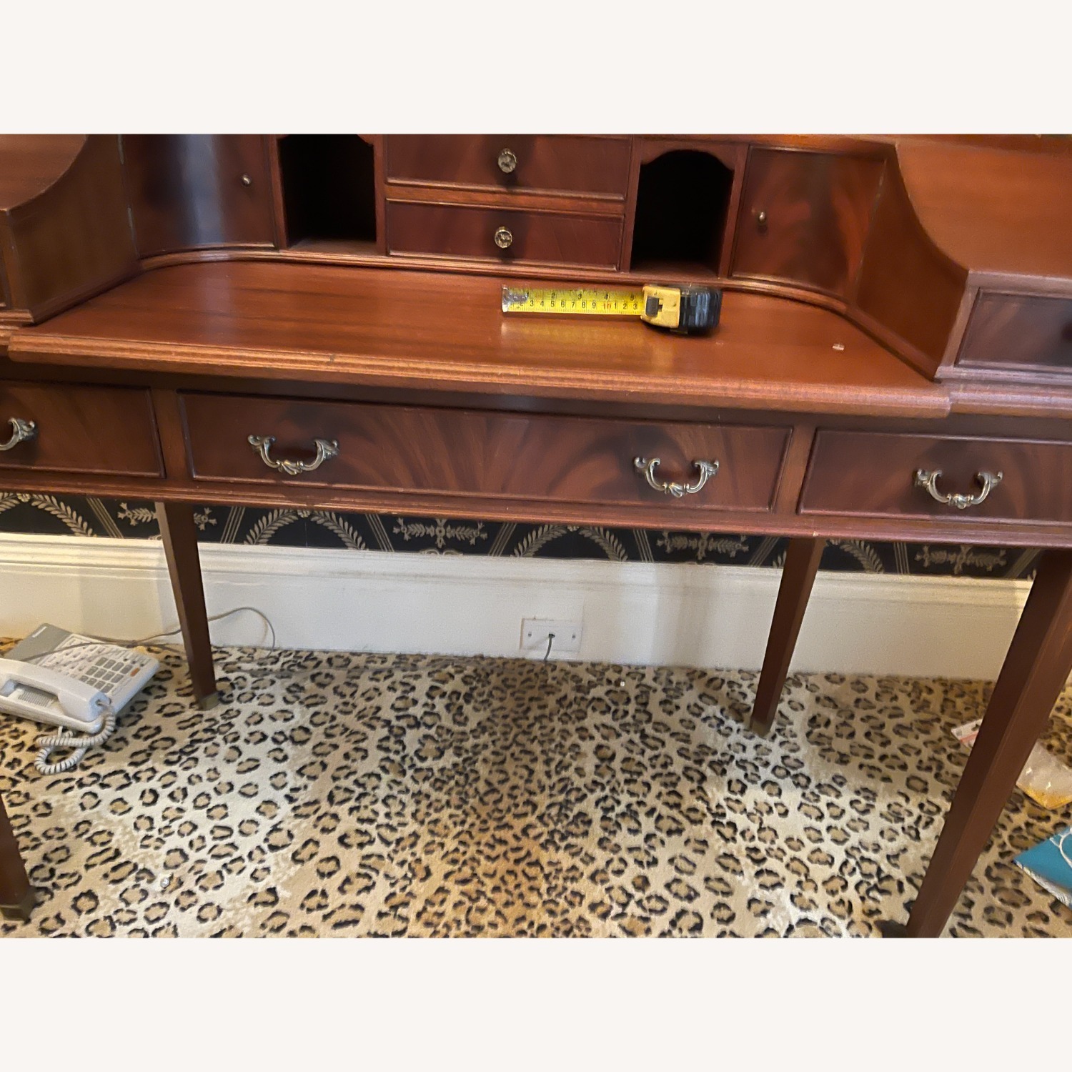 Vintage Victorian Secretary Desk - image-16