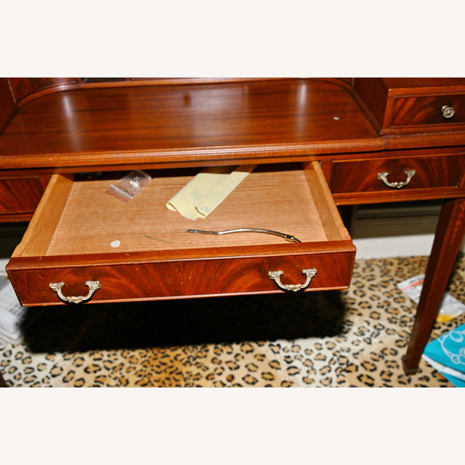 Vintage Victorian Secretary Desk - image-5