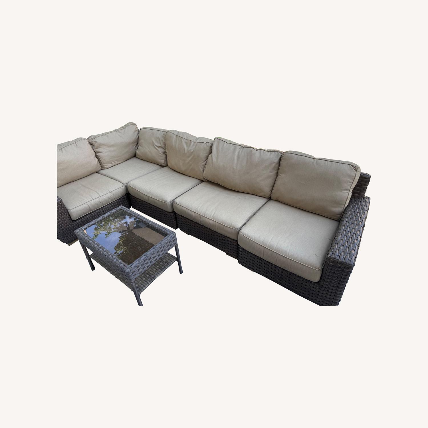 Restoration Hardware Antigua Corner Sectional - image-0