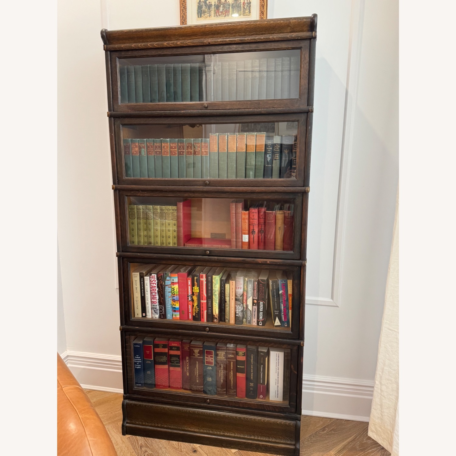Antique Globe Wernicke Five Stack Bookcase - image-1