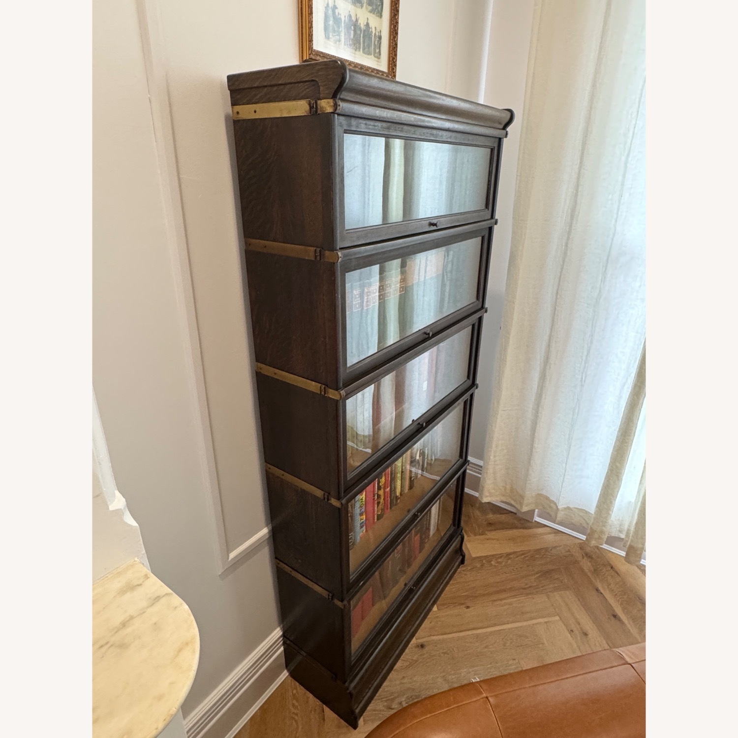 Antique Globe Wernicke Five Stack Bookcase - image-3