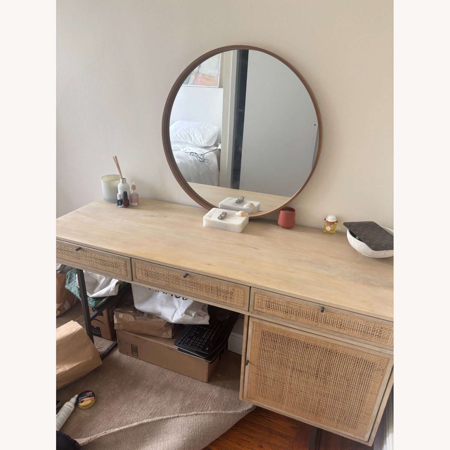 Pottery BarnDolores Natural Mango Desk - image-5