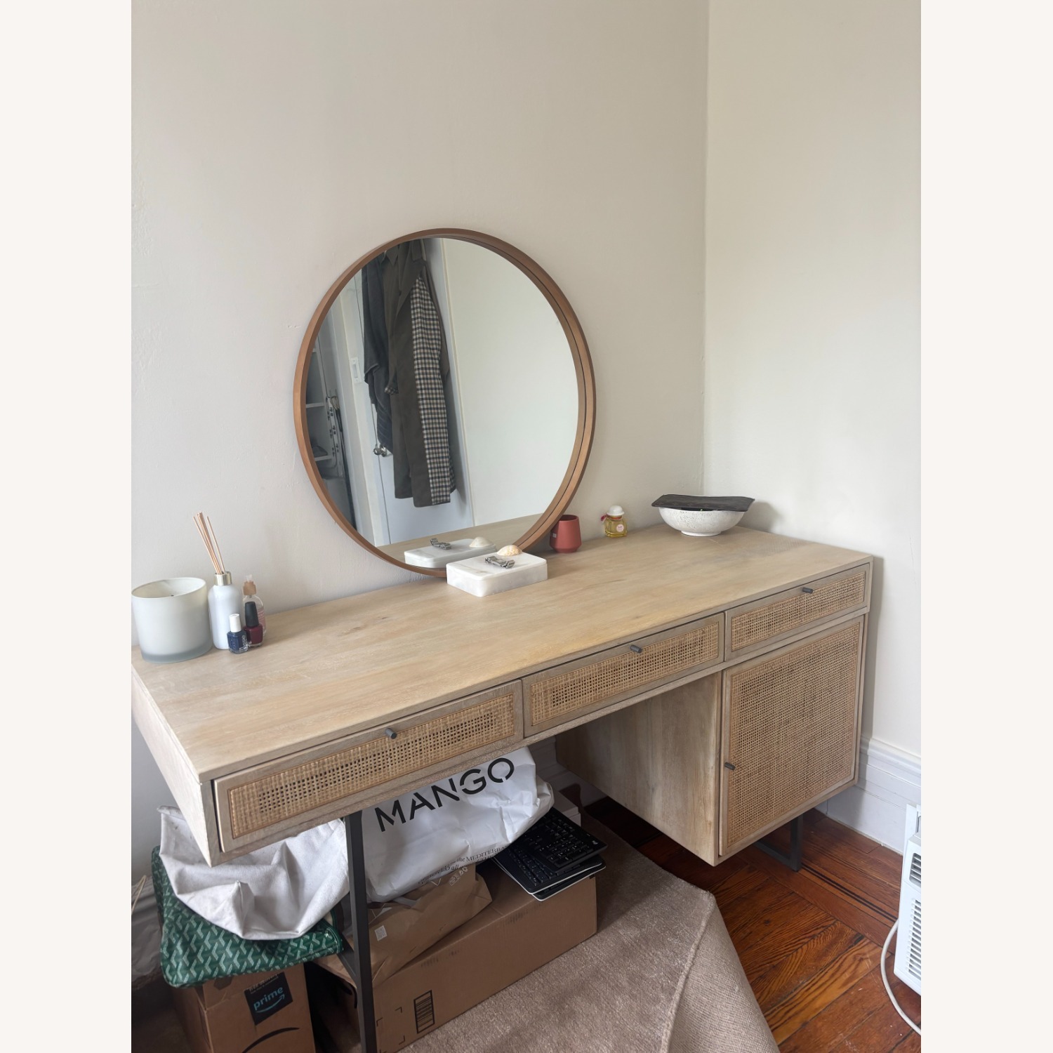 Pottery BarnDolores Natural Mango Desk - image-1