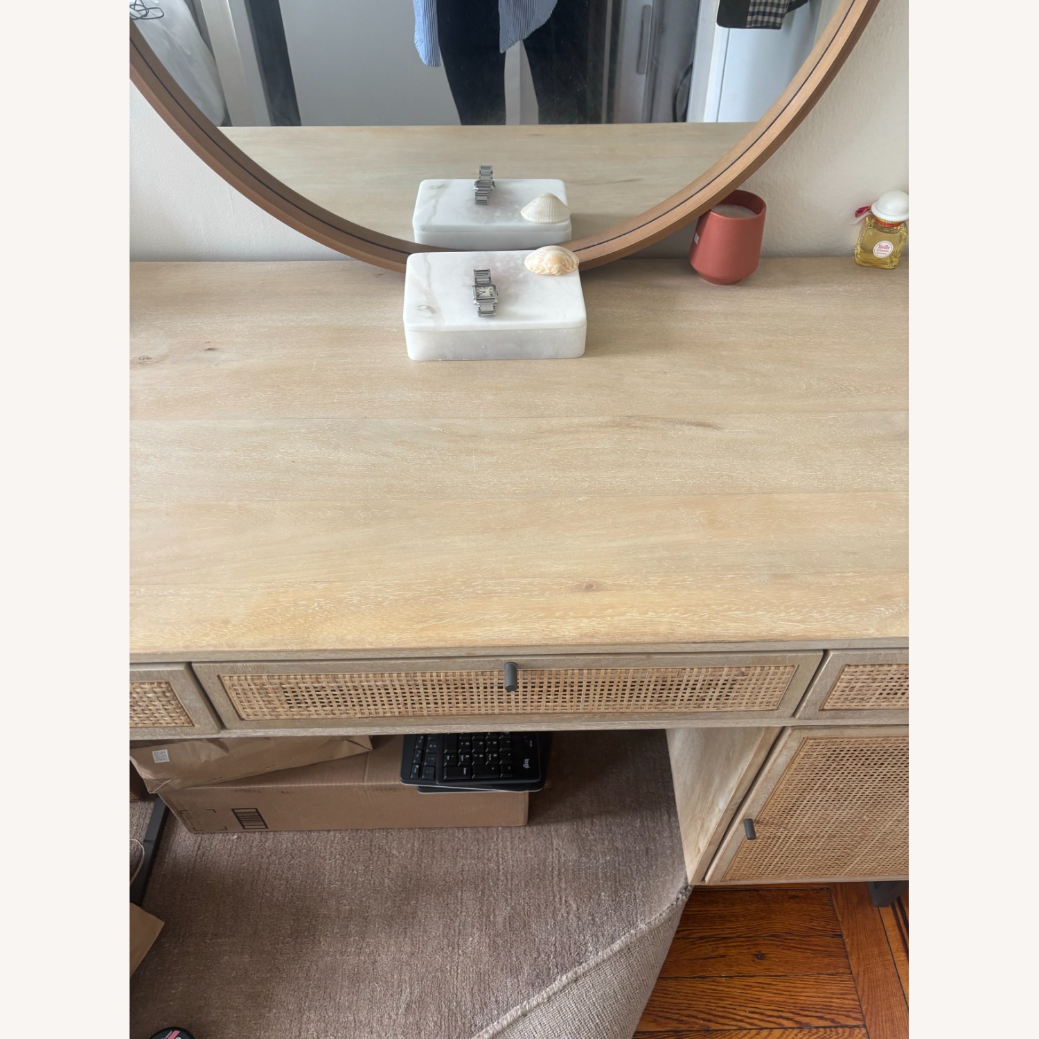 Pottery BarnDolores Natural Mango Desk - image-3