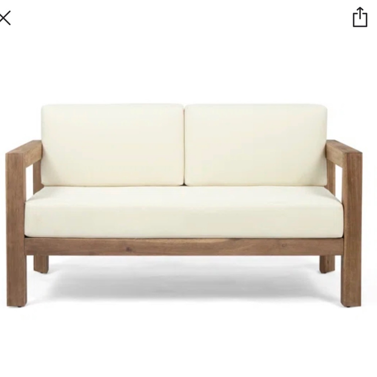 Joss & Main Outdoor Loveseat - image-1