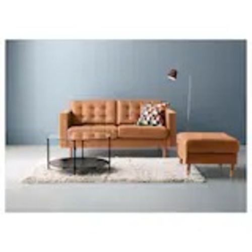 Used IKEA VITTSJÖ Coffee Table Black Brown Glass for sale on AptDeco