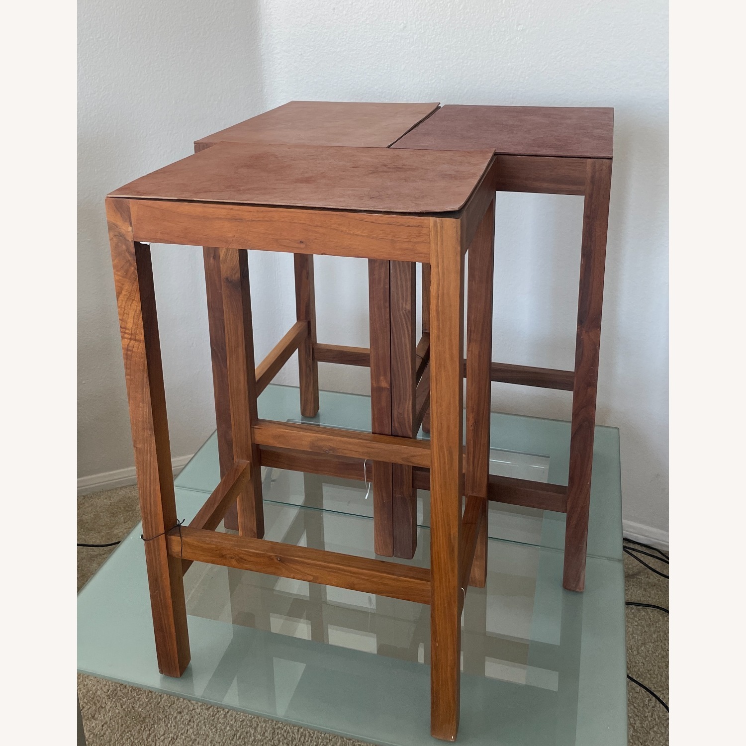 Organic Modernism Aspen Bar Stools – Set of 3 - image-1