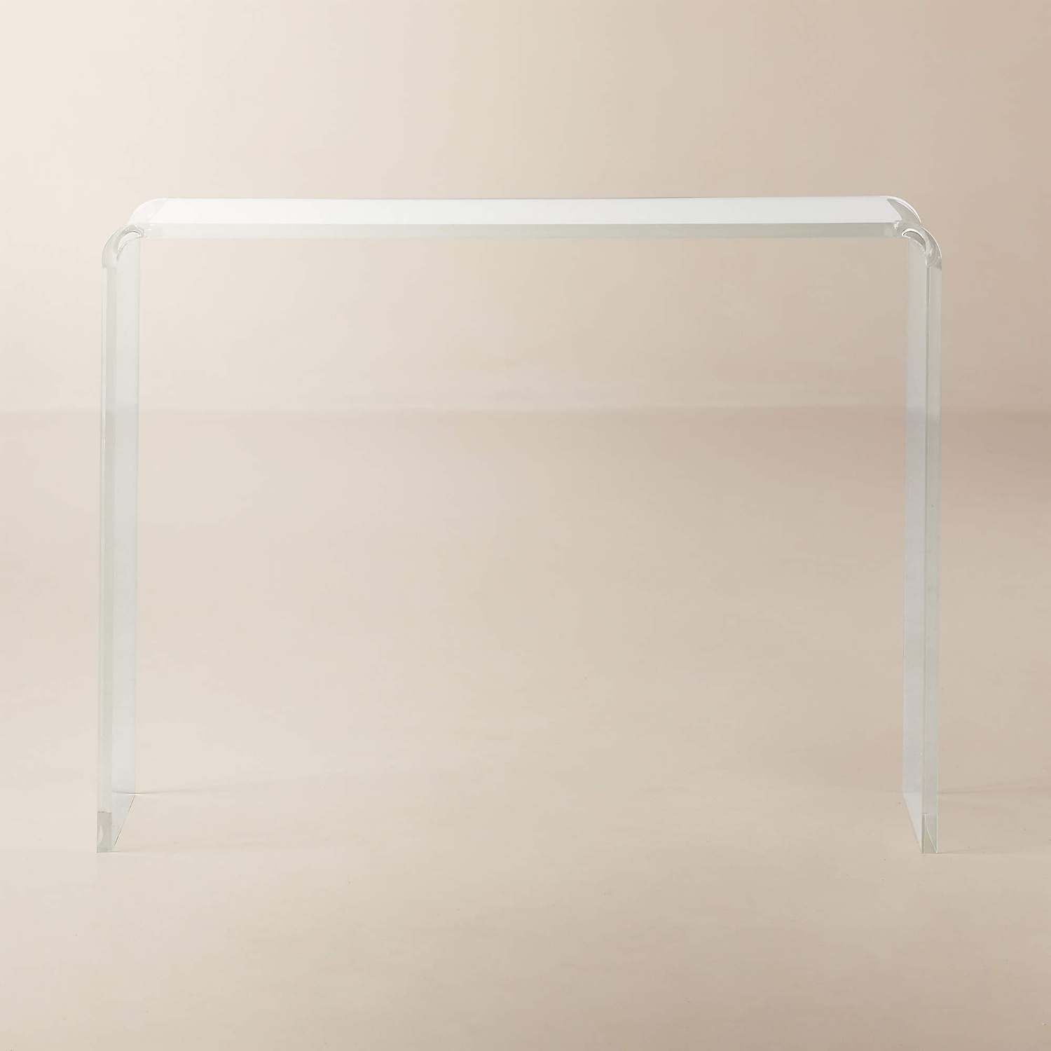 CB2 Peekaboo Acrylic Office Console - image-5