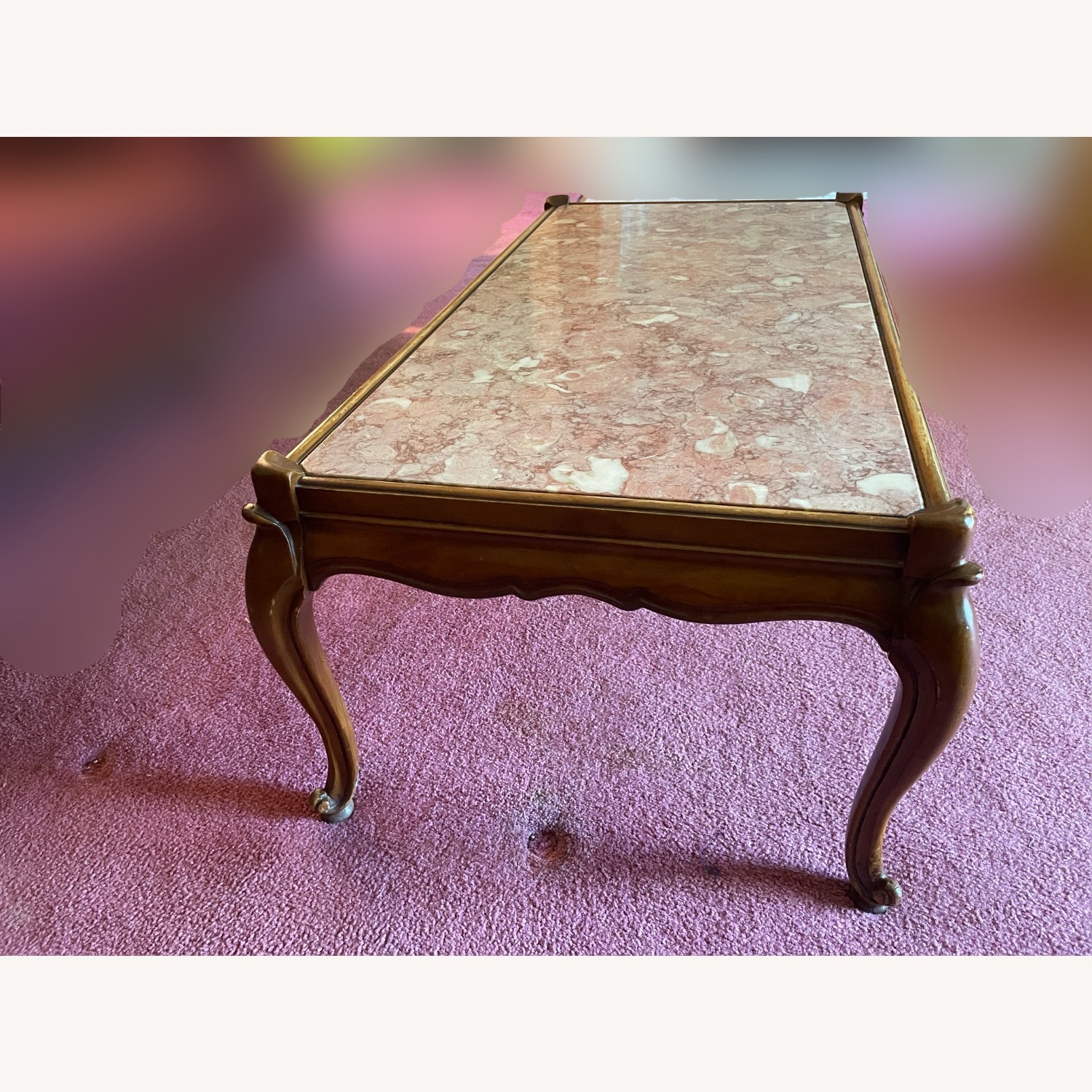 French Provincial Style Coffee Table - image-2