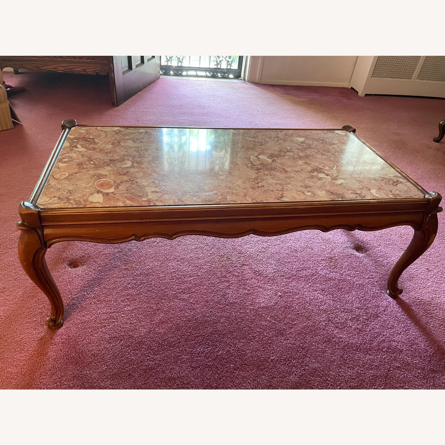 French Provincial Style Coffee Table - image-1