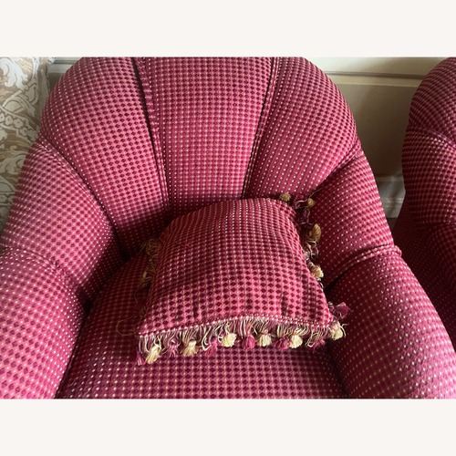 Used Krave Furniture Swivel Armchair-Red for sale on AptDeco