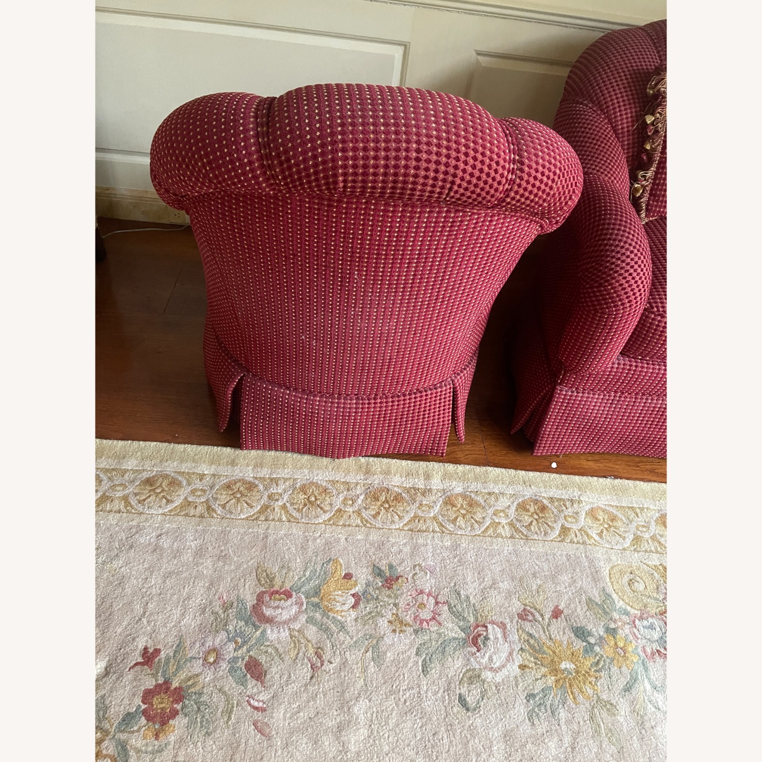 Krave Furniture Swivel Armchair-Red - image-5