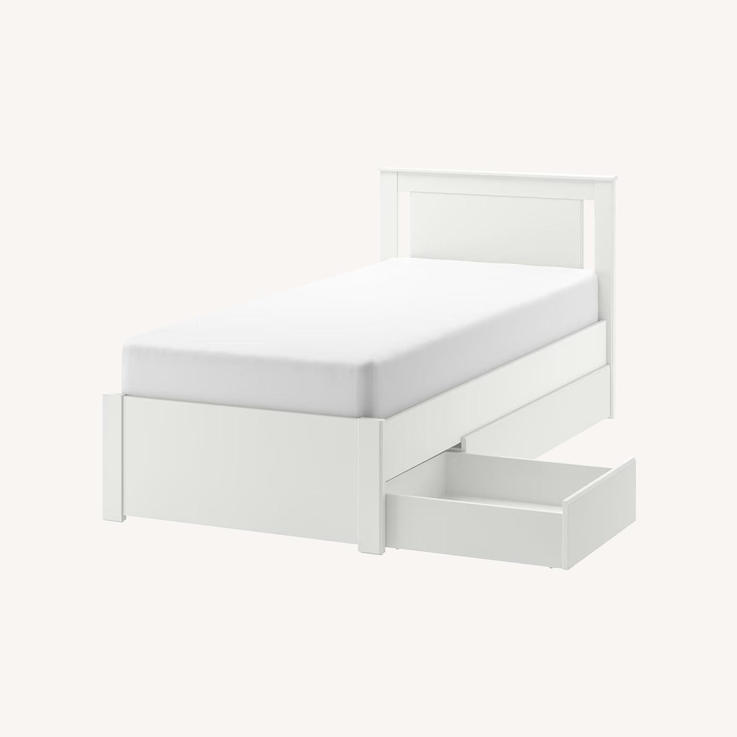 IKEA Bed Frame and Storage Twin - image-0