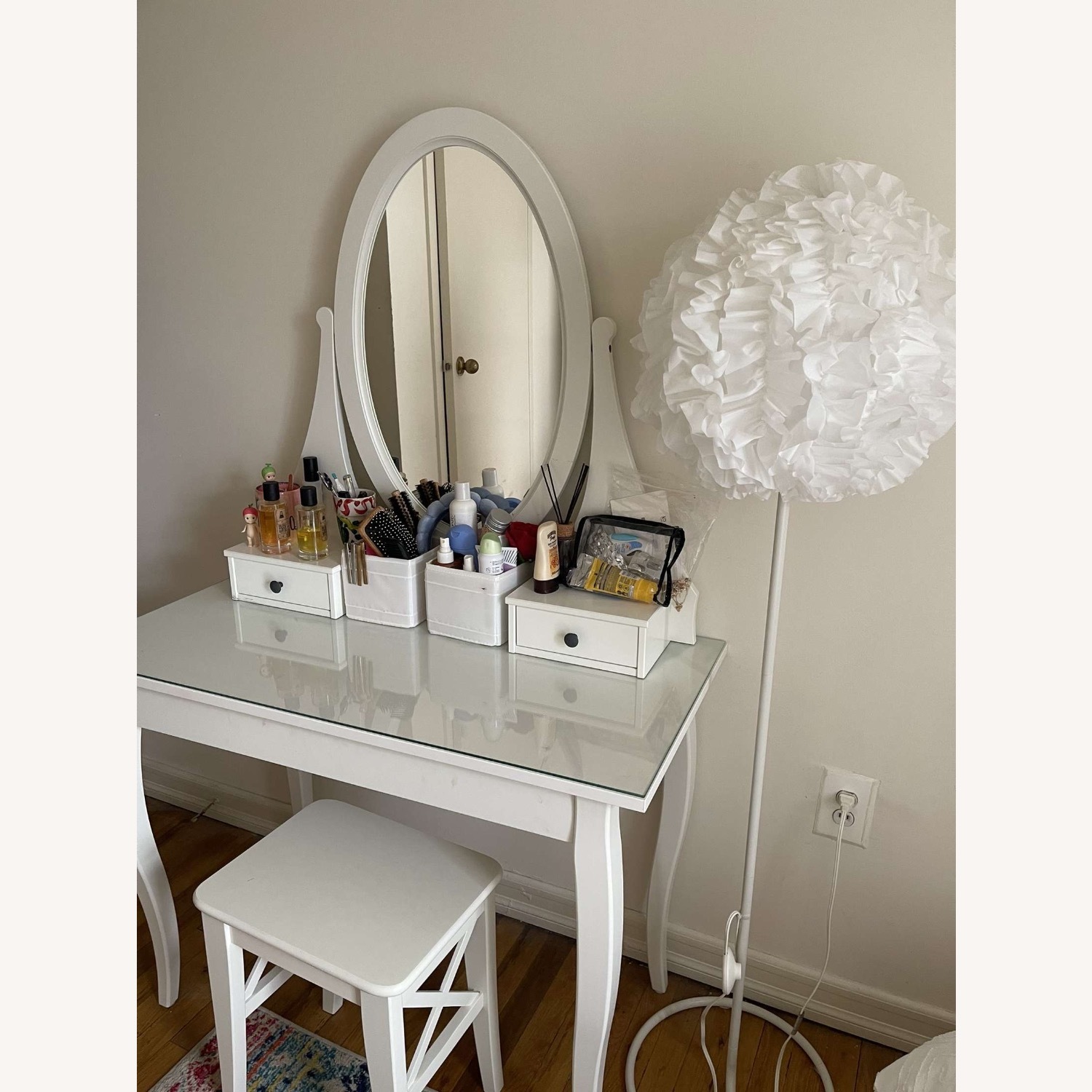 IKEA Dressing Table and Stool - image-3