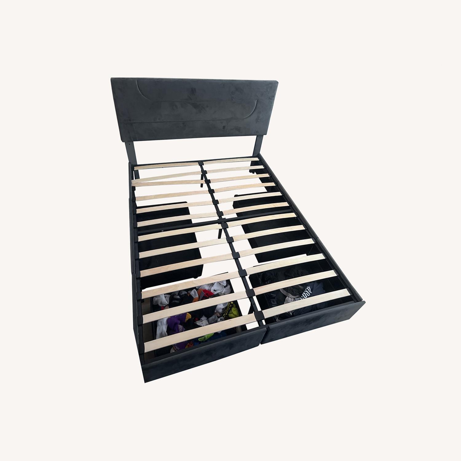 Amazon Yaheetech Queen Bed Frame - image-0