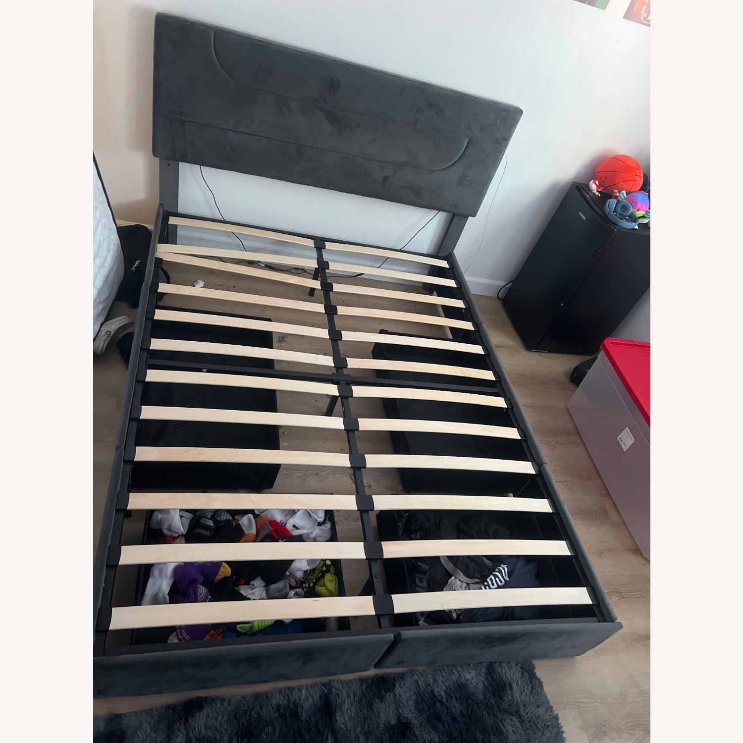 Amazon Yaheetech Queen Bed Frame - image-1