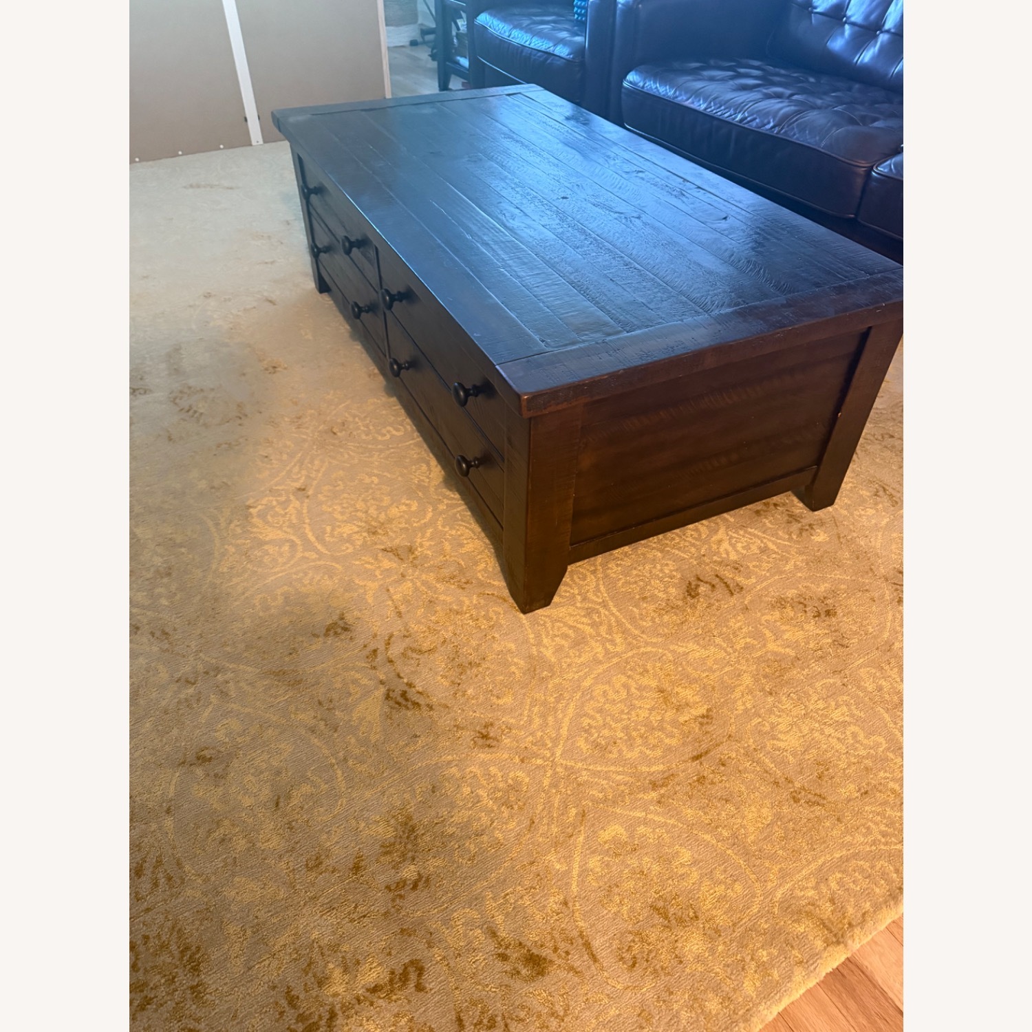 Macy's Ember Solid Wood Coffee Table - image-1