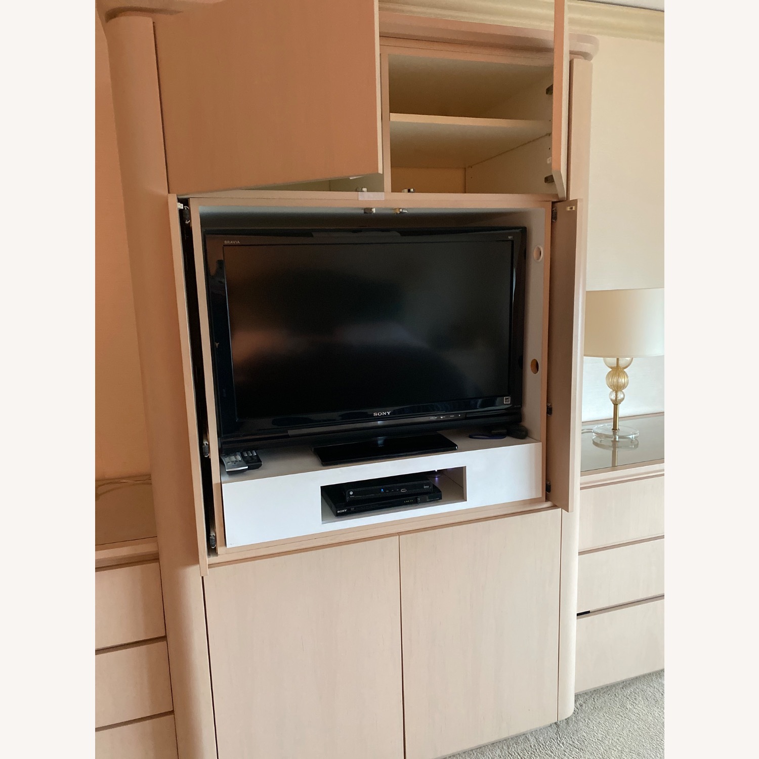 Natural Maple Wall Unit and Chests of Drawers - image-3