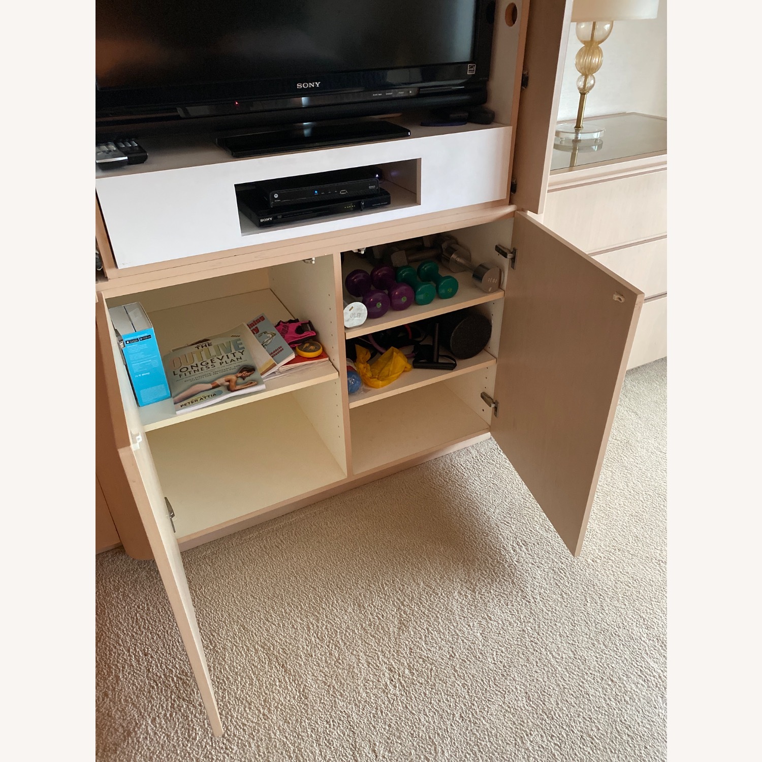 Natural Maple Wall Unit and Chests of Drawers - image-4