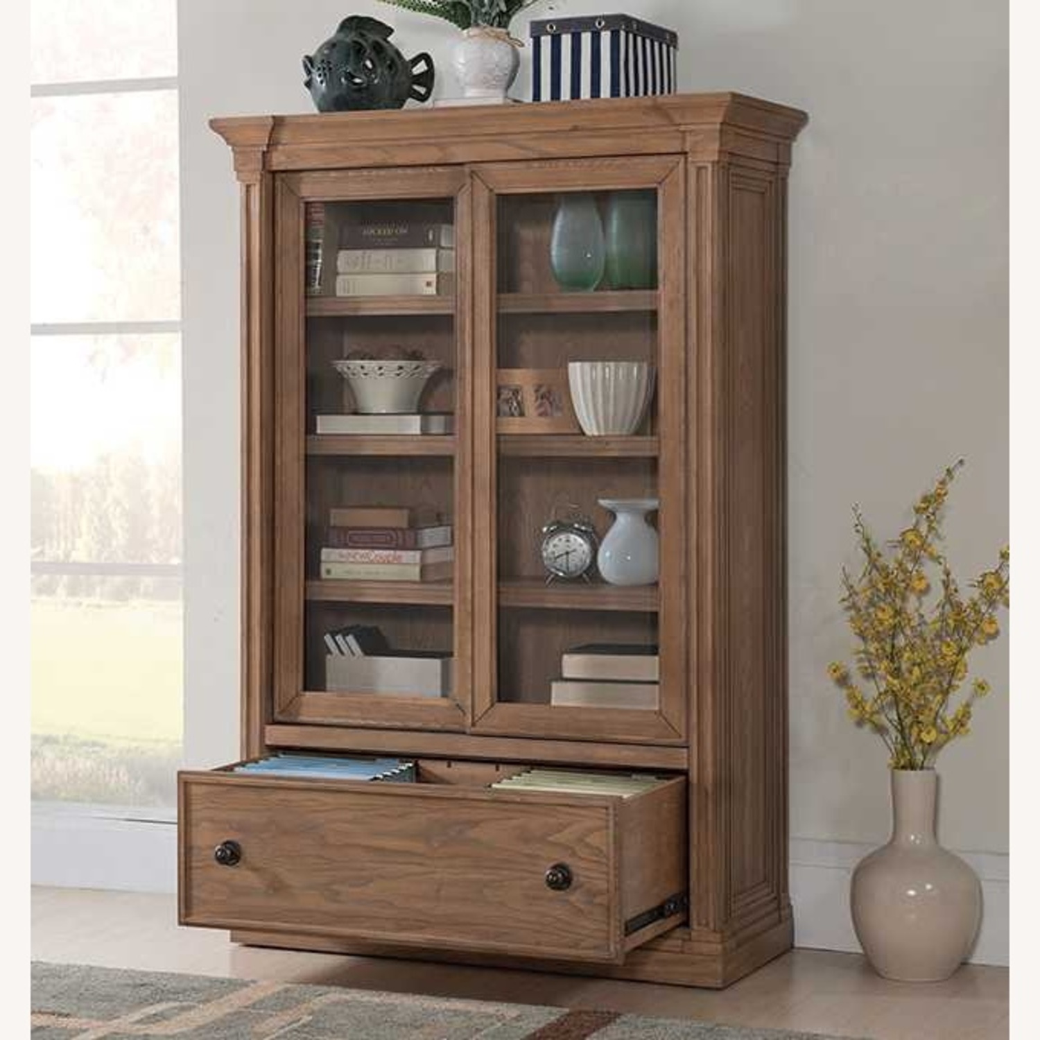 Macy's Solid Wood Bookcase  - image-4