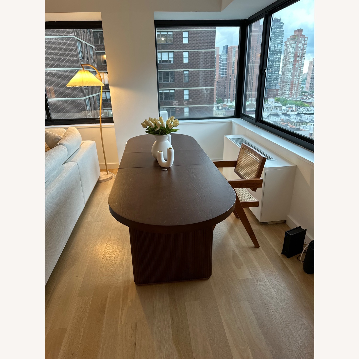 Wayfair Corrigan Studio 63"-79" Extendable Dining Table With 4 Chairs - image-2