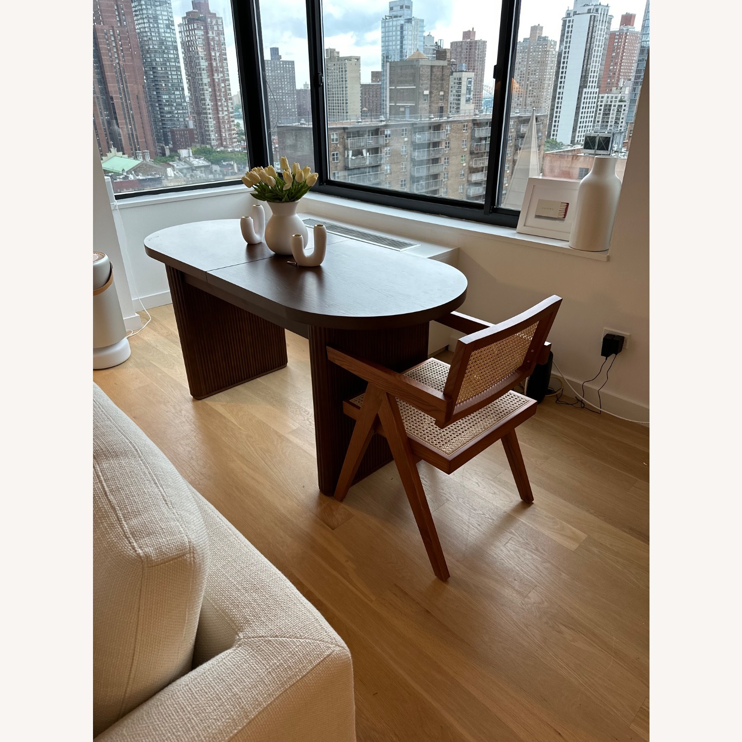 Wayfair Corrigan Studio 63"-79" Extendable Dining Table With 4 Chairs - image-1