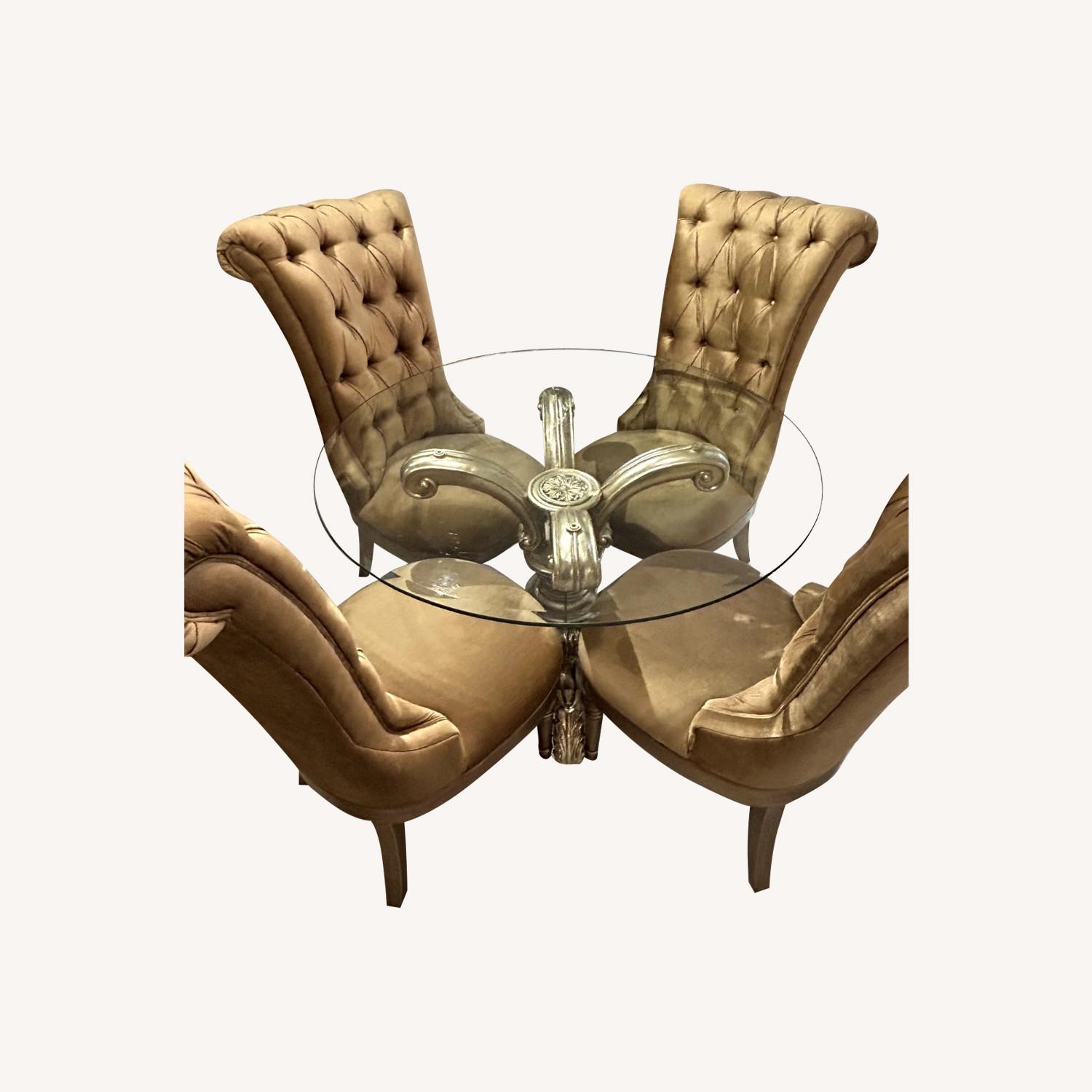 Noel 4 pcs Gold Dining Set - image-0