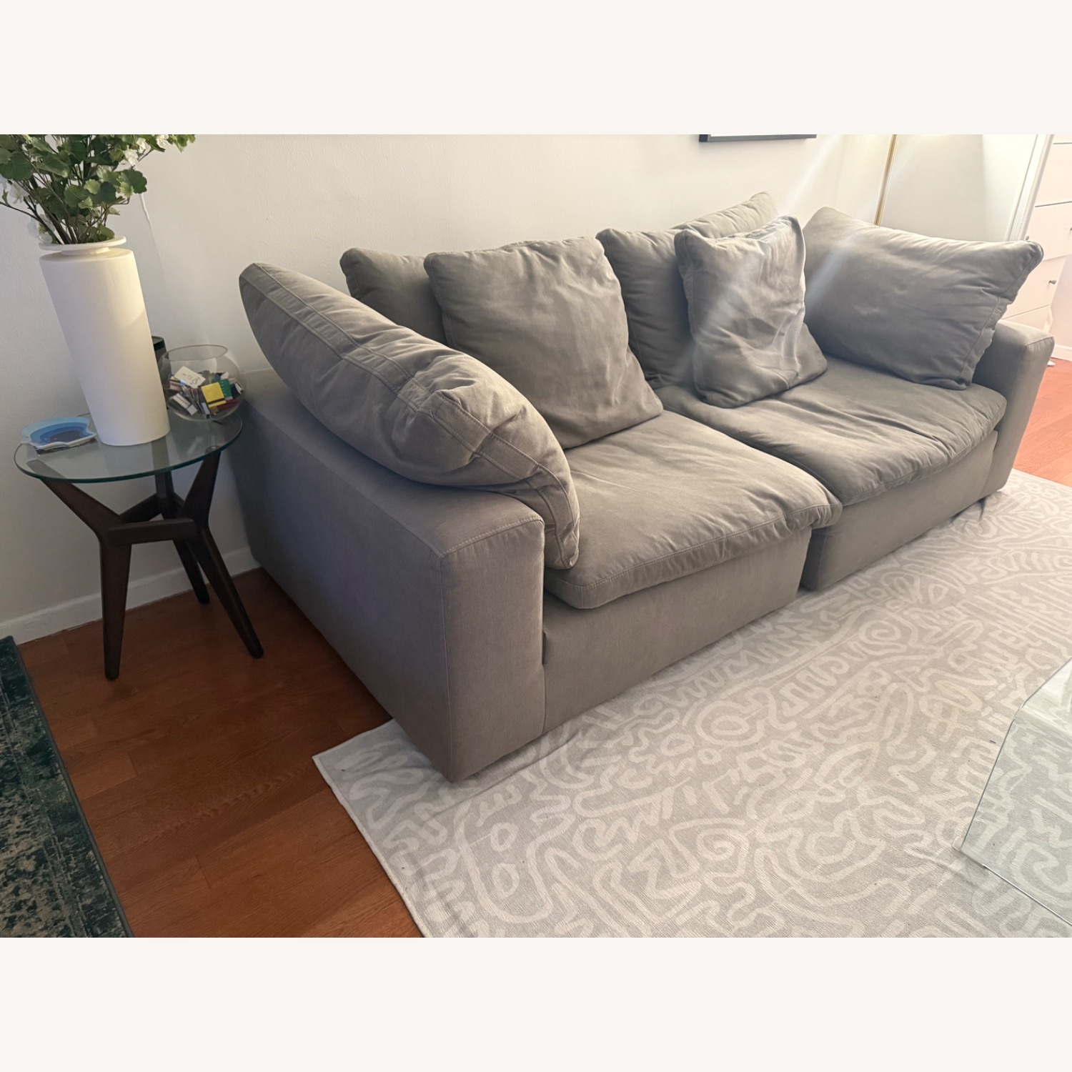 Dream Gray 88'' 2 Piece Modular Loveseat with 2 Corners - image-2