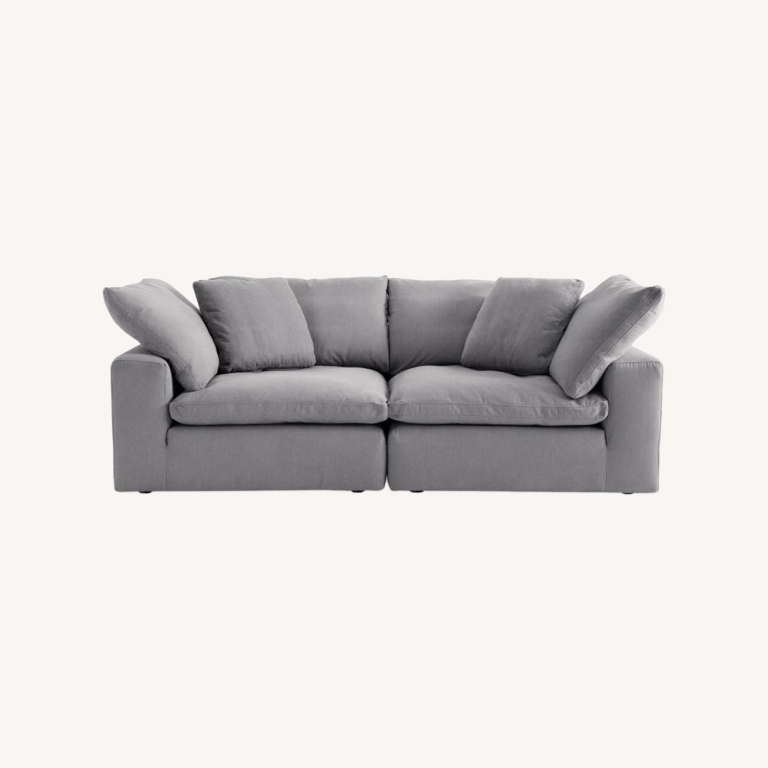 Dream Gray 88'' 2 Piece Modular Loveseat with 2 Corners - image-0