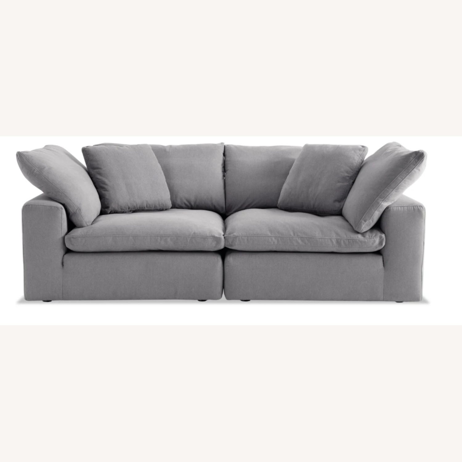 Dream Gray 88'' 2 Piece Modular Loveseat with 2 Corners - image-5