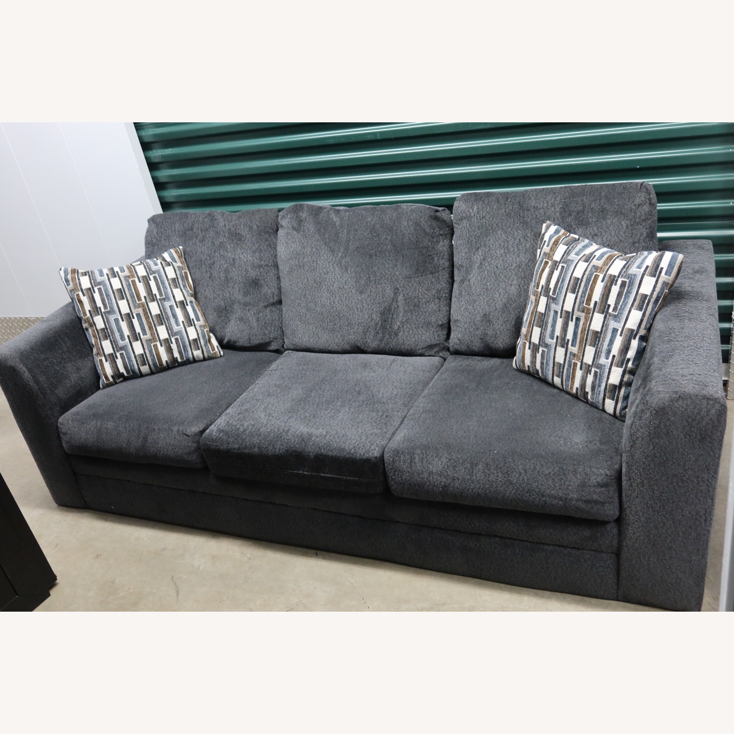 Stevie Charcoal Sofa - image-5