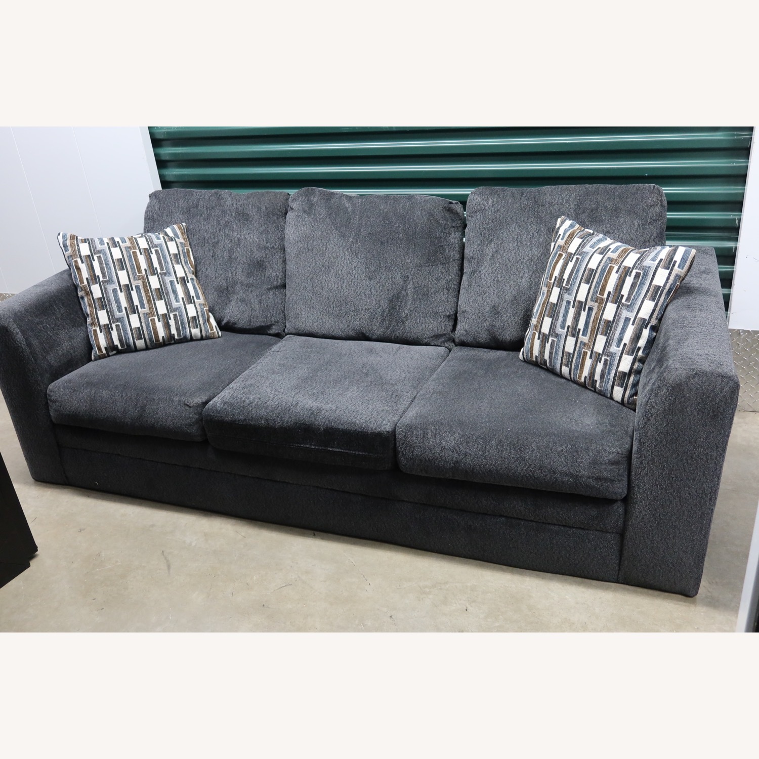 Stevie Charcoal Sofa - image-1