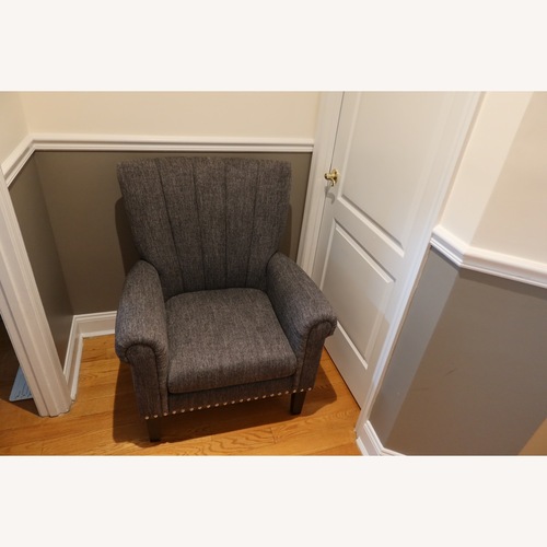 Used Scarlett Dark Grey Chair for sale on AptDeco
