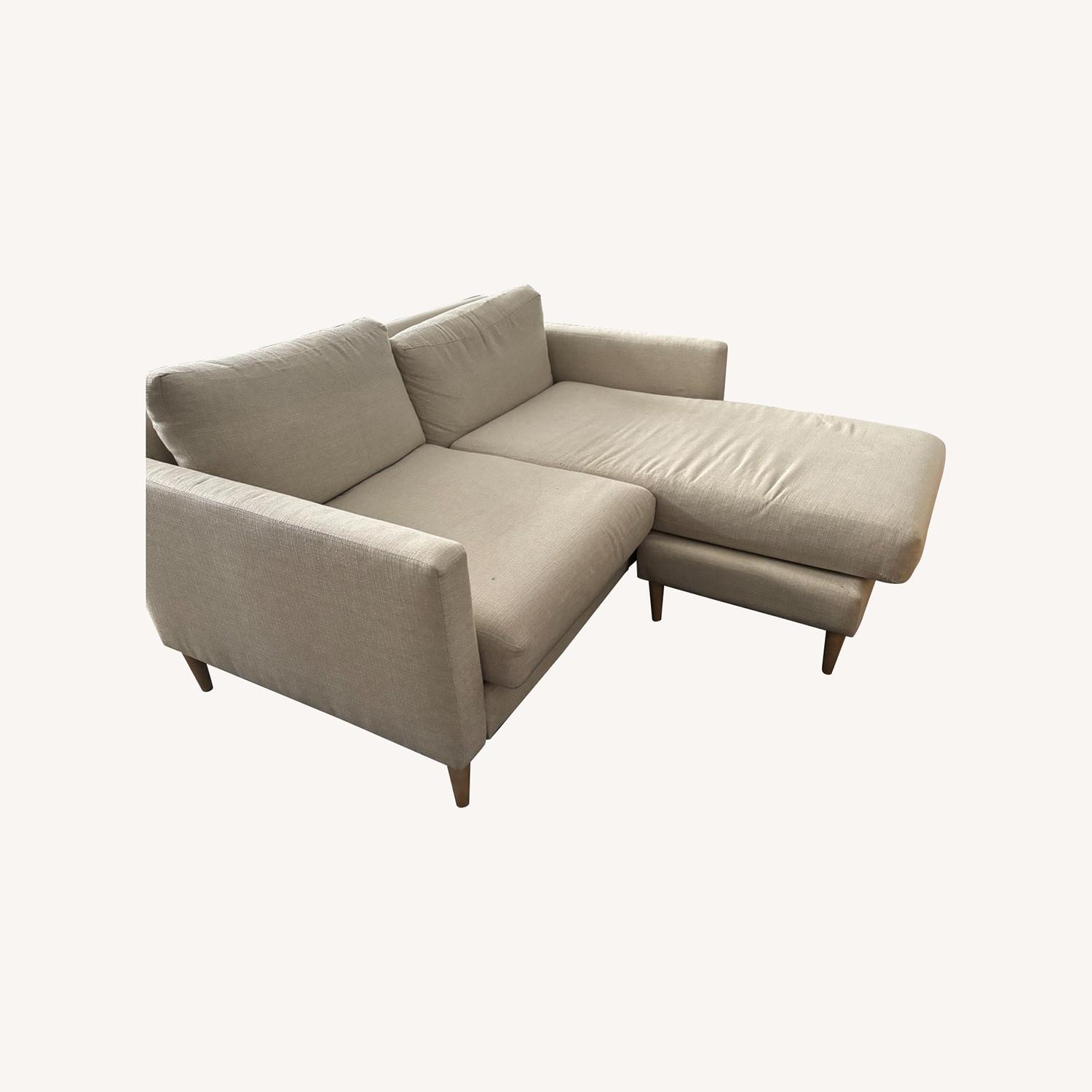 Allform Loveseat Sofa with Chaise - image-0