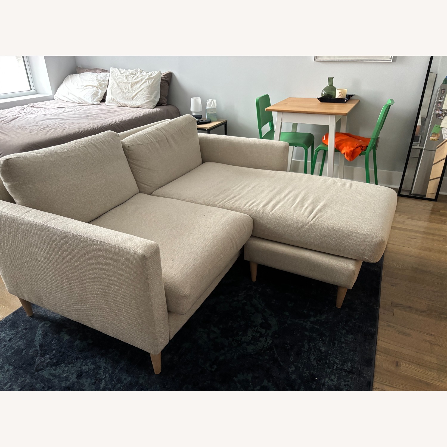 Allform Loveseat Sofa with Chaise - image-1