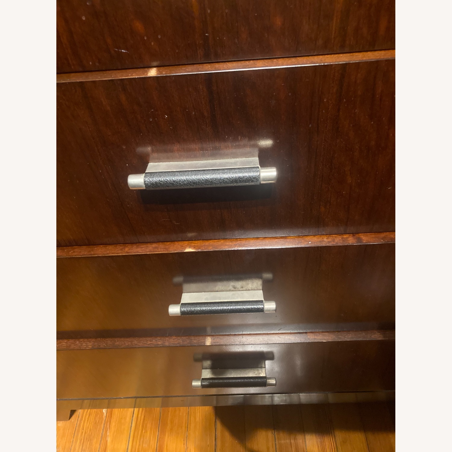 Black & Cherry Wood Dresser - image-4